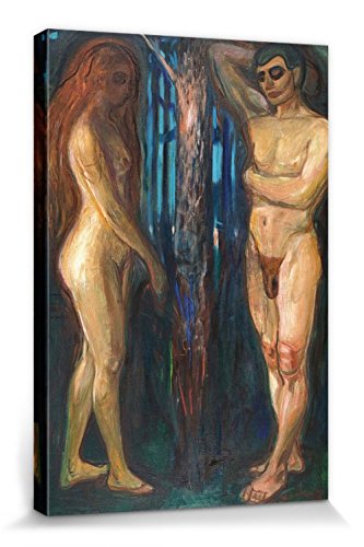 1art1 Edvard Munch Poster Metabolismus, 1898-1899 Bilder Leinwand-Bild Auf Keilrahmen | XXL-Wandbild Poster Kunstdruck Als Leinwandbild 30x20 cm von 1art1