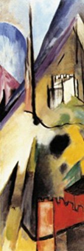 1art1 Franz Marc Das Arme Land Tirol, 1913, 1-Teilig Fototapete Poster-Tapete 250x79 cm von 1art1