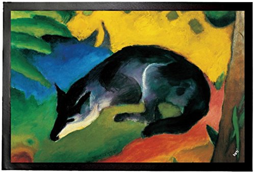 1art1 Franz Marc Der Blaue Fuchs, 1911 Fußmatte Dekomatte Innenbereich | Design Türmatte 60x40 cm 1art1 Franz Marc Der Blaue Fuchs, 1911 Fußmatte Dekomatte Innenbereich | Design Türmatte 60x40 cm von 1art1