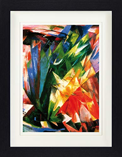1art1 Franz Marc Poster Die Vögel, 1914 Gerahmtes Bild Mit Edlem Passepartout | Wand-Bilder | Im Bilderrahmen 40x30 cm 1art1 Franz Marc Poster Die Vögel, 1914 Gerahmtes Bild Mit Edlem Passepartout | Wand-Bilder | Im Bilderrahmen 40x30 cm von 1art1