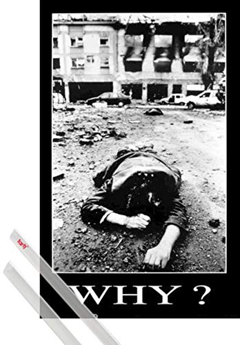 1art1 Freiheit Plakat | Bild (91x61 cm) Why ? War Scene + EIN Paar Posterleisten, Transparent von 1art1