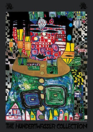 1art1 Friedensreich Hundertwasser Poster König Der Antipoden Kunstdruck Bild 84x59 cm von 1art1
