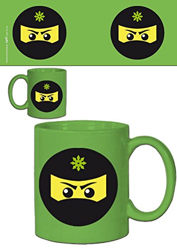 1art1 Gaming, Ninja Icon, Grün Foto-Tasse Kaffeetasse (9x8 cm) + 1x Überraschungs-Sticker von 1art1