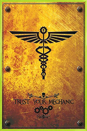 1art1 Gothic Poster Plakat | Bild und Kunststoff-Rahmen - Trust Your Mechanic, Tribal (91 x 61cm) von 1art1