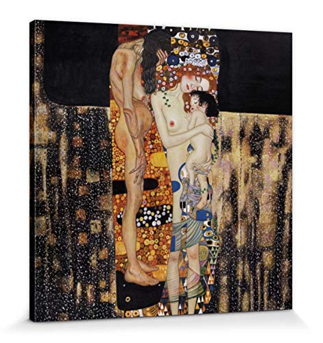 1art1 Gustav Klimt Die DREI Lebensalter Der Frau, 1905 Ölgemälde 90x90 cm von 1art1