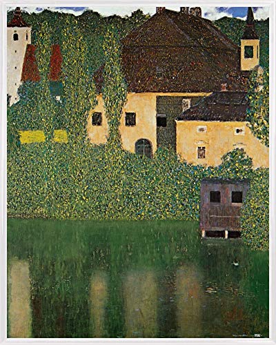 1art1 Gustav Klimt Poster Kunstdruck Bild und Kunststoff-Rahmen - Schloss Kammer Am Attersee I, 1910 (50 x 40cm) von 1art1