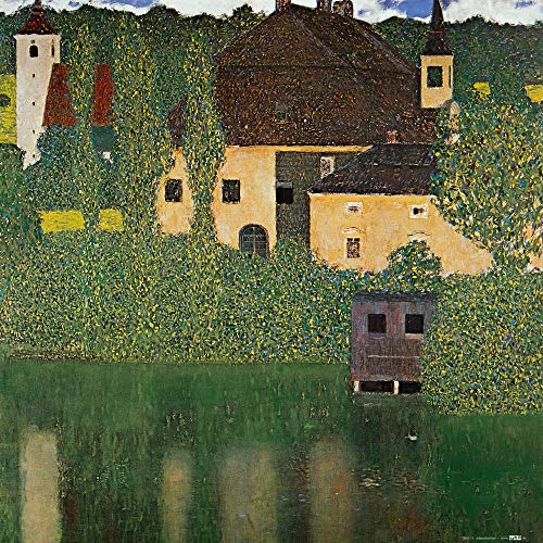 1art1 Gustav Klimt Poster Schloss Kammer Am Attersee I, 1910 Kunstdruck Bild 40x40 cm von 1art1