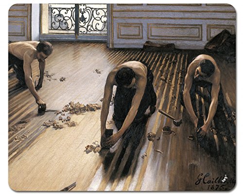 1art1 Gustave Caillebotte Die Parkettschleifer, 1875 Mauspad 23x19 cm 1art1 Gustave Caillebotte Die Parkettschleifer, 1875 Mauspad 23x19 cm von 1art1