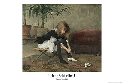 1art1 Helene Schjerfbeck Poster Die Tanzschuhe, 1882 Plakat | Bild 91x61 cm von 1art1