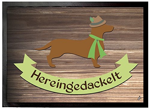 1art1 Hunde Hereingedackelt Fußmatte Dekomatte Innenbereich | Design Türmatte 70x50 cm 1art1 Hunde Hereingedackelt Fußmatte Dekomatte Innenbereich | Design Türmatte 70x50 cm von 1art1