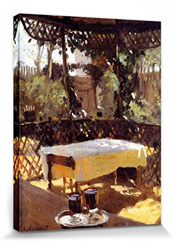 1art1 John Singer Sargent Poster Zwei Weingläser, 1874 Bilder Leinwand-Bild Auf Keilrahmen | XXL-Wandbild Poster Kunstdruck Als Leinwandbild 40x30 cm von 1art1
