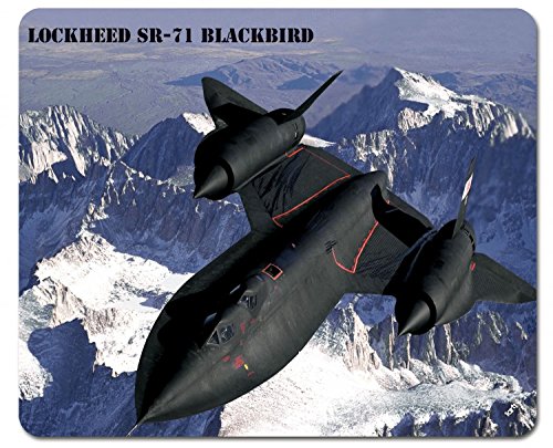 1art1 Kampfflugzeuge Lockheed SR-71 Blackbird Über Der Sierra Nevada Mauspad 23x19 cm von 1art1