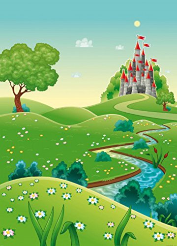 1art1 Kinderwelten Der Weg Zu Meinem Schloss, 2-Teilig Selbstklebende Fototapete Poster-Tapete 250x180 cm von 1art1