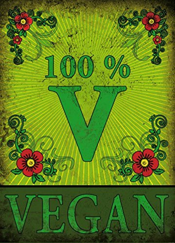 1art1 Kochkunst 100% Vegan, 2-Teilig Fototapete Poster-Tapete 250x180 cm von 1art1