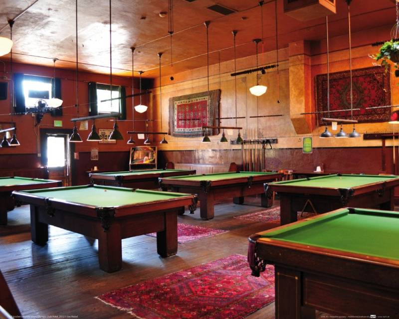 1art1 Poster Billard Kunstdruck Bild - Pool Saloon (40 x 50 cm) von 1art1