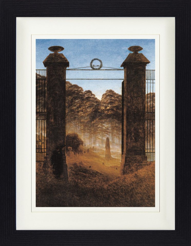 1art1 Kunstdruck Caspar David Friedrich Gerahmtes Bild Mit Edlem Passepartout 1art1 Kunstdruck Caspar David Friedrich Gerahmtes Bild Mit Edlem Passepartout von 1art1