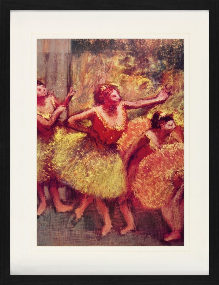 1art1 Poster Edgar Degas Gerahmtes Bild Mit Edlem Passepartout von 1art1