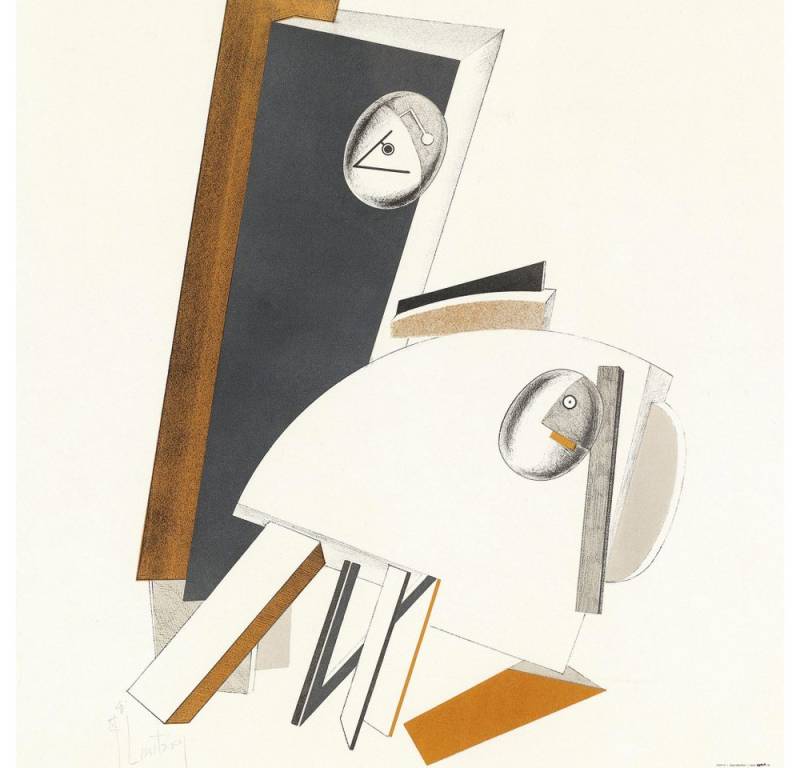 1art1 Poster El Lissitzky Kunstdruck Bild - Sieg Über Die Sonne 1art1 Poster El Lissitzky Kunstdruck Bild - Sieg Über Die Sonne von 1art1