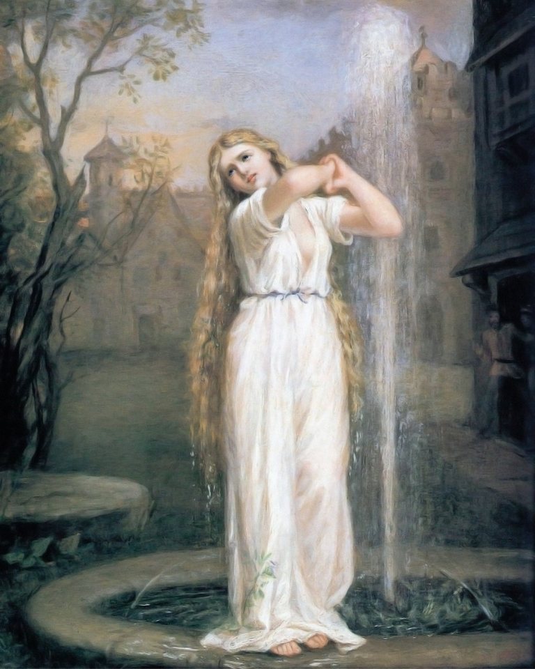 1art1 Poster John William Waterhouse Kunstdruck Bild - Undine, 1872 (50 x 40 cm) von 1art1