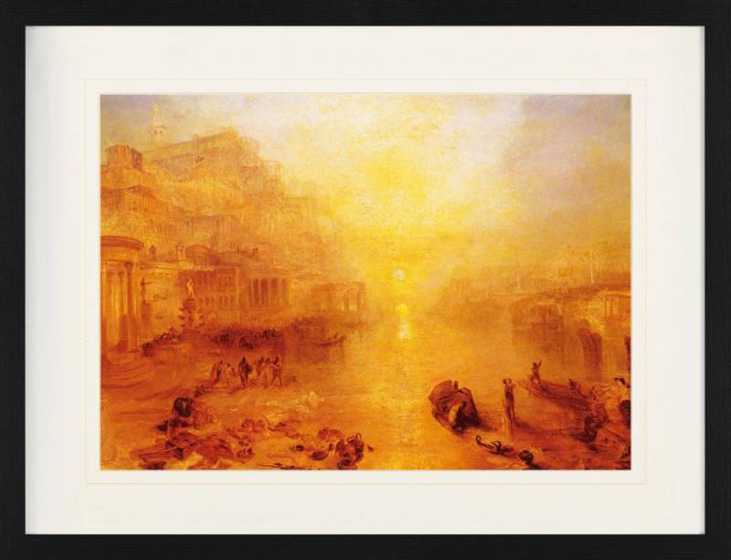 1art1 Poster Joseph William Turner Gerahmtes Bild Mit Edlem Passepartout von 1art1