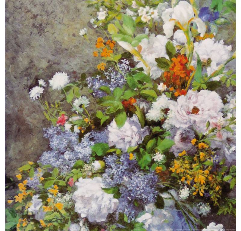 1art1 Poster Pierre Auguste Renoir Kunstdruck Bild - GroÃŸe Vase Mit von 1art1