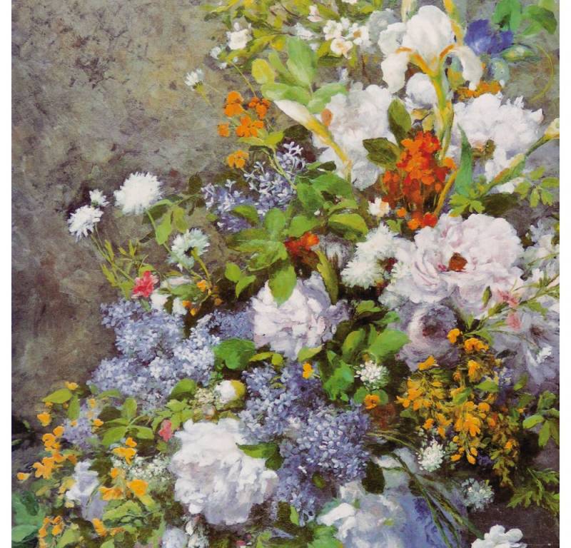 1art1 Poster Pierre Auguste Renoir Kunstdruck Bild - GroÃŸe Vase Mit von 1art1