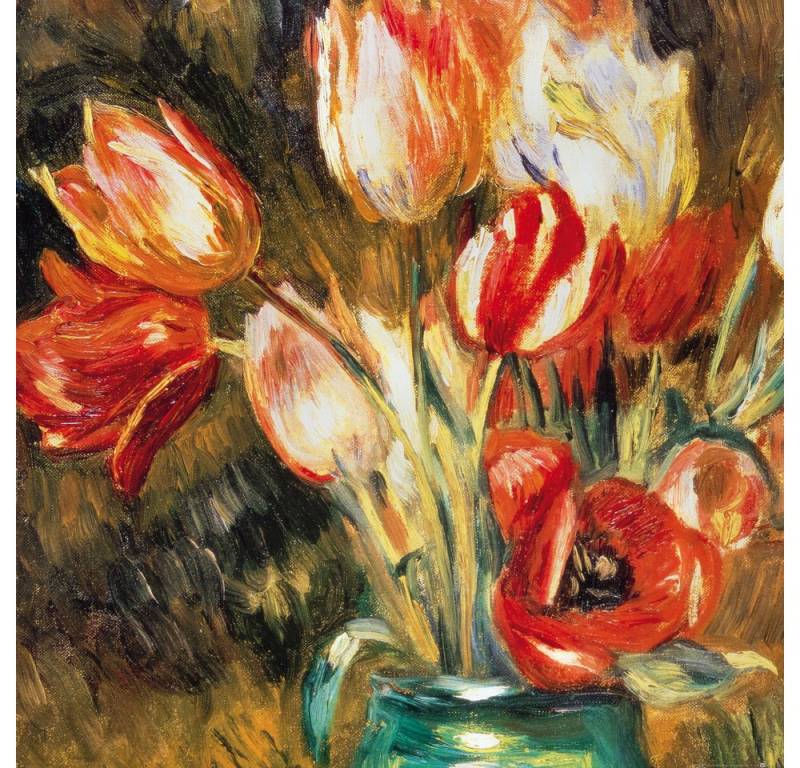 1art1 Poster Pierre Auguste Renoir Kunstdruck Bild - Tulpen In Einer Vase 1art1 Poster Pierre Auguste Renoir Kunstdruck Bild - Tulpen In Einer Vase von 1art1