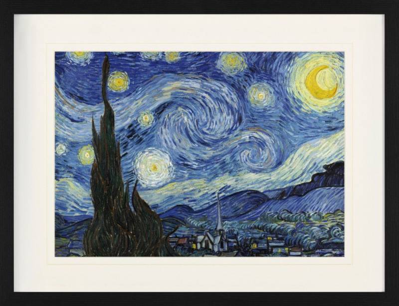 1art1 Poster Vincent Van Gogh Gerahmtes Bild Mit Edlem Passepartout von 1art1