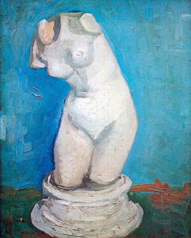 1art1 Poster Vincent Van Gogh Kunstdruck Bild - Gips-Statuette Eines von 1art1