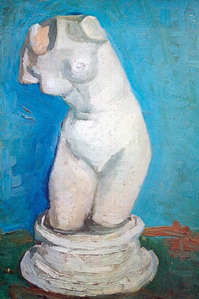 1art1 Poster Vincent Van Gogh Kunstdruck Bild - Gips-Statuette Eines von 1art1