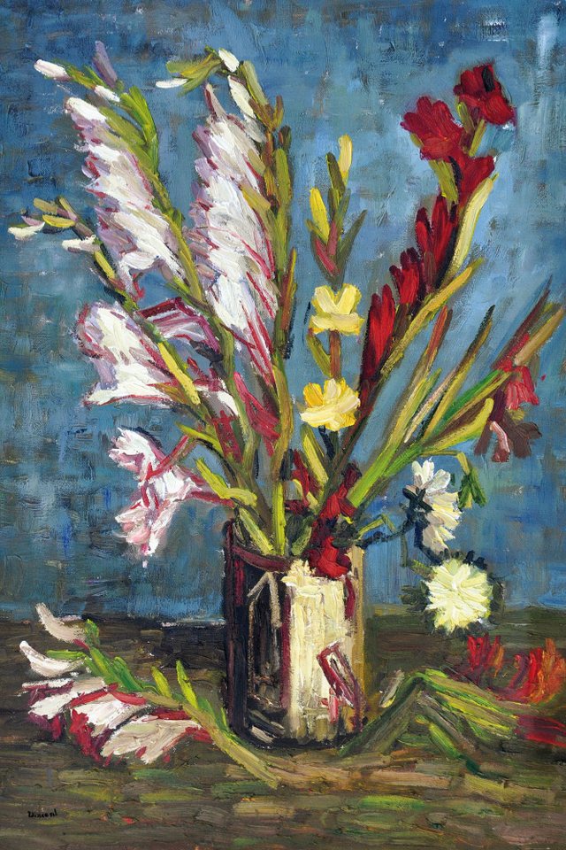 1art1 Poster Vincent Van Gogh Kunstdruck Bild - Vase Mit Gladiolen, 1886 von 1art1