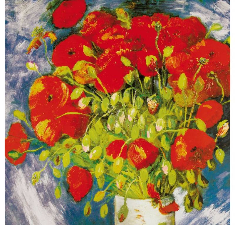 1art1 Poster Vincent Van Gogh Kunstdruck Bild - Vase Mit Rotem von 1art1