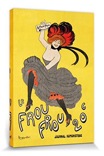 1art1 Leonetto Cappiello Poster Le Frou Frou, 1899 Bilder Leinwand-Bild Auf Keilrahmen | XXL-Wandbild Poster Kunstdruck Als Leinwandbild 120x80 cm von 1art1