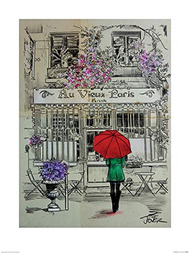 1art1 Loui Jover Poster Au Vieux Paris Kunstdruck Bild 80x60 cm von 1art1