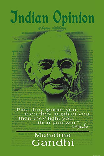 1art1 Mahatma Gandhi XXL Poster Indian Opinion, Zuerst Ignorieren Sie Dich, Grün Plakat | Bild 120x80 cm von 1art1