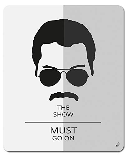1art1 Musik The Show Must Go On Mauspad 23x19 cm von 1art1