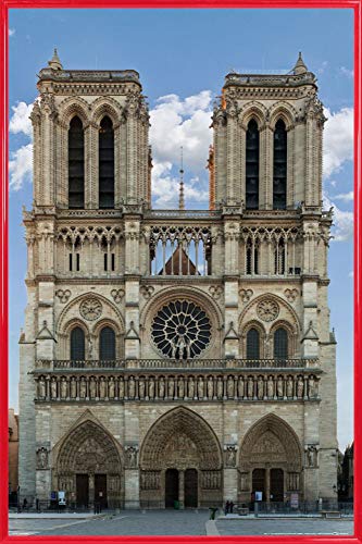 1art1 Paris Poster Plakat | Bild und Kunststoff-Rahmen - Notre-Dame de Paris, 2014 (91 x 61cm) von 1art1