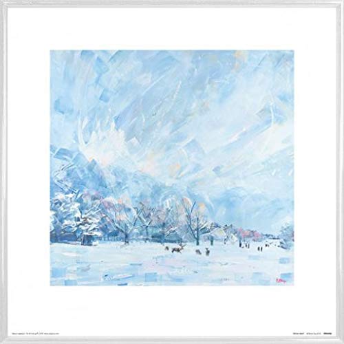 1art1 Parks Poster Kunstdruck Bild und Kunststoff-Rahmen - Winter Walk, Nadia Day (40 x 40cm) von 1art1