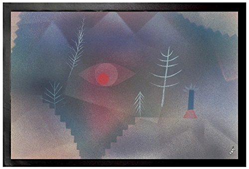 1art1 Paul Klee Blick Einer Landschaft, 1926 Fußmatte Dekomatte Innenbereich | Design Türmatte 60x40 cm von 1art1