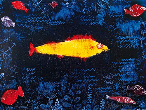 1art1 Paul Klee Poster Der Goldene Fisch, 1925 Kunstdruck Bild 80x60 cm von 1art1