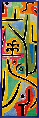 1art1 Paul Klee Poster Kunstdruck Bild und Kunststoff-Rahmen - Park Bei Lu, 1938 (91 x 30cm) von 1art1