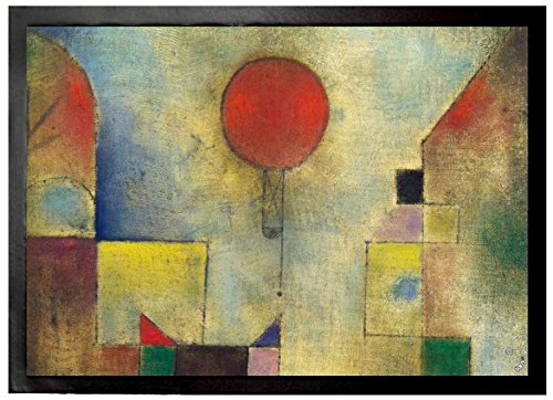 1art1 Paul Klee Roter Ballon, 1922 Fußmatte Dekomatte Innenbereich | Design Türmatte 70x50 cm von 1art1