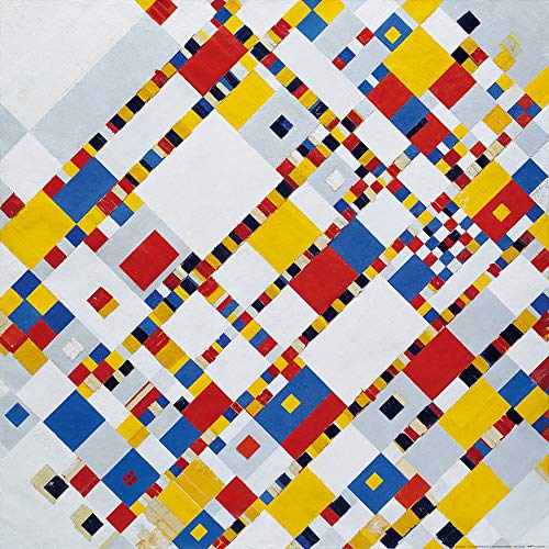 1art1 Piet Mondrian Poster Victory Boogie Woogie, 1944 Kunstdruck Bild 70x70 cm von 1art1