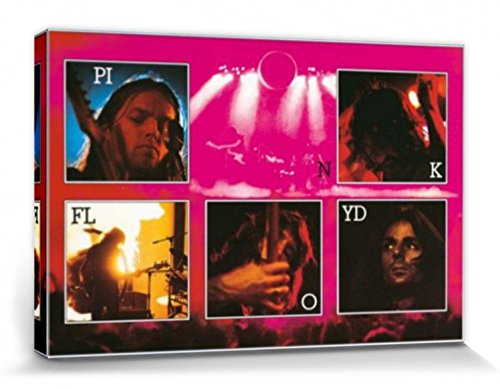 1art1 Pink Floyd Poster Live In Concert, Psychedelisch Bilder Leinwand-Bild Auf Keilrahmen | XXL-Wandbild Poster Kunstdruck Als Leinwandbild 120x80 cm von 1art1