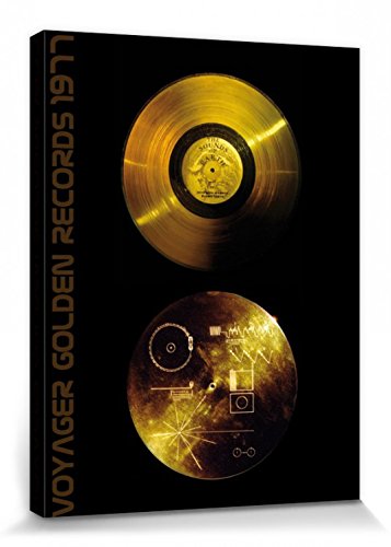 1art1 Schallplatten Poster Klänge Der Erde, Voyager Golden Records Bilder Leinwand-Bild Auf Keilrahmen | XXL-Wandbild Poster Kunstdruck Als Leinwandbild 40x30 cm 1art1 Schallplatten Poster Klänge Der Erde, Voyager Golden Records Bilder Leinwand-Bild Auf Keilrahmen | XXL-Wandbild Poster Kunstdruck Als Leinwandbild 40x30 cm von 1art1