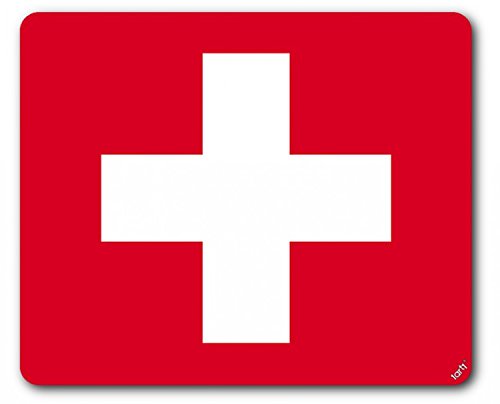 1art1 Schweiz Flaggen Der Welt Mauspad 23x19 cm 1art1 Schweiz Flaggen Der Welt Mauspad 23x19 cm von 1art1