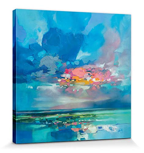 1art1 Scott Naismith Poster Arran Blue Bilder Leinwand-Bild Auf Keilrahmen | XXL-Wandbild Poster Kunstdruck Als Leinwandbild 40x40 cm von 1art1