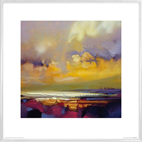 1art1 Scott Naismith Poster Kunstdruck Bild und Kunststoff-Rahmen - Rising (40 x 40cm) von 1art1