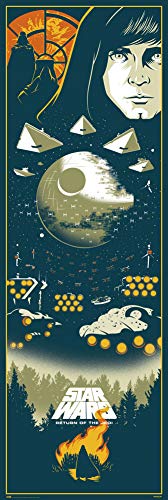 Star Wars Tür-Poster Episode VI Return of The Jedi Plakat | Bild 158x53 cm von 1art1