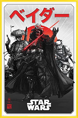 1art1 Star Wars Poster Plakat | Bild und Kunststoff-Rahmen - Visions Da-ku Saido (91 x 61cm) von 1art1